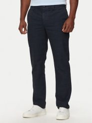 Tommy Hilfiger Chinosy Denton MW0MW35644 Granatowy Straight Fit. Niebieskie eleganckie spodnie męskie Tommy Hilfiger, bez wzorów, z bawełny. Za 319.99 zł.