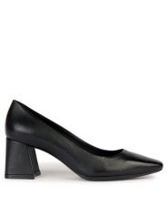 Geox Czółenka D Giselda D36VCA 000TU C9999 Czarny. Czarne czółenka damskie Geox, bez wzorów, ze skóry, bez obcasa, bez zapięcia. Za 389.99 zł.