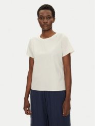 Bomboogie T-Shirt TW9081TJTK5 Écru Regular Fit. T-shirty damskie Bomboogie, bez wzorów, z syntetyku, bez kołnierzyka, bez ramiączek. Za 159.99 zł.