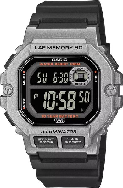 Zegarek Casio Zegarek męski Casio WS-1400H-1BVEF. Zegarki męskie Casio, bez wzorów. Za 192.02 zł.