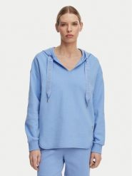 JOOP! Bluza Tristani 30102182 Niebieski Regular Fit. Niebieskie bluzy damskie JOOP!, bez wzorów, z bawełny, bez ramiączek, bez kaptura. Za 849.99 zł.