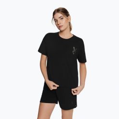 Koszulka treningowa damska Cardio Bunny Bright. Czarne bluzki damskie Cardio Bunny, s, bez wzorów, sportowe, bez kołnierzyka, bez ramiączek. Za 49.99 zł.