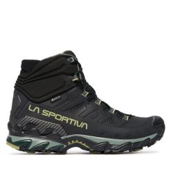 Trekkingi La Sportiva. Czarne buty zimowe męskie La Sportiva, bez wzorów, bez obcasa, bez zapięcia. Za 1,099.00 zł.