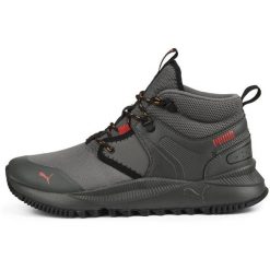 Buty do chodzenia męskie Puma Pacer Future TR Mid. Szare buty sportowe męskie Puma, bez wzorów, z gumy, za kostkę, bez zapięcia, trekkingowe. Za 345.00 zł.