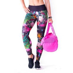Kolorowe legginsy sportowe z wysokim stanem damskie 2skin FUSION. Legginsy damskie 2SkIN, s, bez wzorów, z elastanu, z podwyższonym stanem, na fitness i siłownię. Za 199.00 zł.
