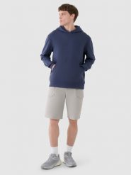 4F Spodenki casual męskie - szare XXL. Szare szorty męskie 4F, bez wzorów, z dresówki, casualowe. W wyprzedaży za 79.99 zł.