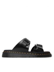 Dr. Martens Klapki Josef DM31570001 Czarny. Czarne klapki męskie Dr. Martens, bez wzorów, ze skóry, bez zapięcia. Za 699.99 zł.