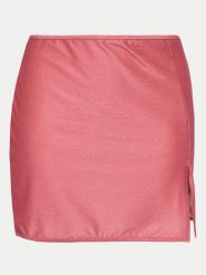 Guess Spódnica mini E5GD07 KC632 Różowy Regular Fit. Czerwone spódnice damskie Guess, xl, z aplikacjami, z syntetyku, mini. Za 159.99 zł.