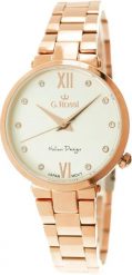 Zegarek Gino Rossi damski Torgi rose gold (11064-3D3). Czerwone zegarki damskie Gino Rossi. Za 139.33 zł.
