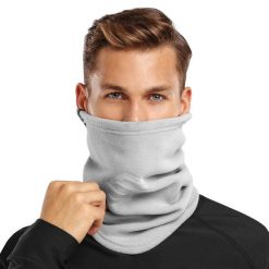 Termiczny komin do sportów zimowych unisex SIROKO Blunt. Szare szaliki męskie SIROKO, bez wzorów, z polaru. Za 106.00 zł.