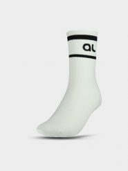 4F Skarpety casual za kostkę 4F x Anna Lewandowska - białe 35-38. Białe skarpetki damskie 4F, bez wzorów, z bawełny. Za 29.99 zł.