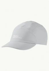 JACK WOLFSKIN Czapka z daszkiem damska Prelight Chill Cap cool grey. Szare czapki damskie Jack Wolfskin, bez wzorów, z elastanu. Za 90.20 zł.