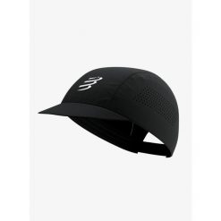 Czapka do biegania Compressport Pro Racing Cap - black. Czarne czapki damskie Compressport, bez wzorów. Za 177.99 zł.