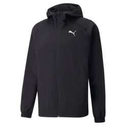 Kurtka Sportowa Męska Puma Train Vent Woven. Czarne kurtki sportowe męskie Puma, m, bez wzorów, bez kaptura. Za 195.99 zł.