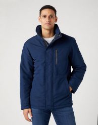 WRANGLER BODYGUARD JACKET MĘSKA KURTKA ZIMOWA Z KAPTUREM CIEPŁA NAVY W40BWW114. Niebieskie kurtki męskie Wrangler, na zimę, m, bez wzorów, z kapturem. Za 349.99 zł.