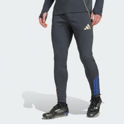 Spodnie Olympique Lyonnais Tiro 25 Competition Training. Brązowe spodnie sportowe męskie Adidas, xs, bez wzorów, do piłki nożnej. Za 279.00 zł.