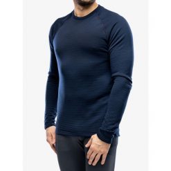 Bluza termoaktywna męska Houdini Desoli Thermal Crew. Niebieskie bluzy męskie Houdini, na zimę, l, bez wzorów, sportowe, bez ramiączek, bez kaptura. Za 618.99 zł.
