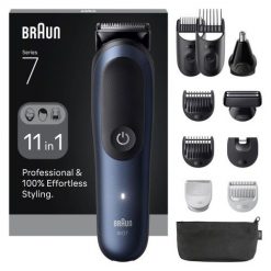 Brązowy trymer do brody/włosów/trymer AllinOne Style Kit AIO7540 (245036). Depilatory BRAUN. Za 322.99 zł.
