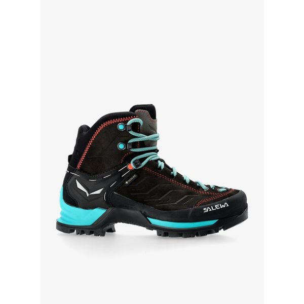 Buty damskie Salewa Mountain Trainer Mid GTX. Niebieskie obuwie trekkingowe damskie Salewa, bez zapięcia. Za 1,149.99 zł.
