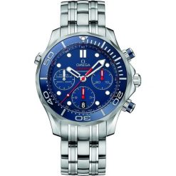 ZEGAREK OMEGA SEAMASTER 212.30.44.50.03.001. Niebieskie zegarki męskie OMEGA, bez wzorów, ze stali. Za 21,200.00 zł.