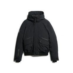 Kurtka bomber утеплена Superdry City. Czarne kurtki męskie Superdry, xl, z aplikacjami, z materiału, eleganckie, bez kaptura. Za 673.15 zł.