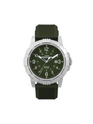 Timex Zegarek Expedition Ridge TW4B32100 Srebrny. Szare, analogowe zegarki męskie Timex, bez wzorów, srebrne. Za 449.99 zł.