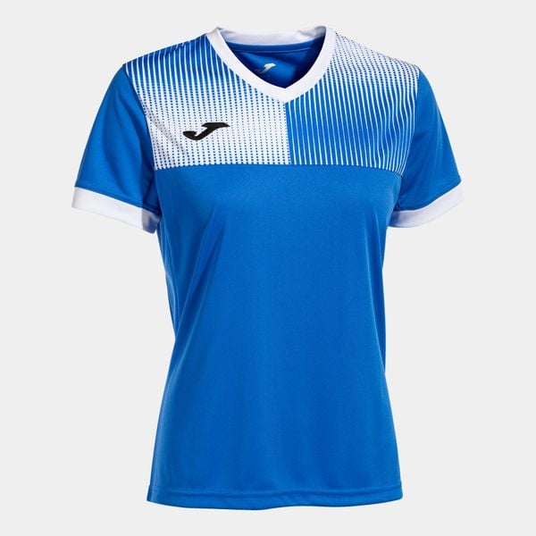 Ekologiczna Koszulka Damska Joma Eco Supernova XL Royal-Biała. Białe bluzki damskie Joma, xl, bez wzorów, z poliesteru, sportowe, bez kołnierzyka, bez ramiączek. Za 176.99 zł.