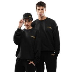 Męska bawełniana bluza Rayo Club Lifestyle Siroko RC Ready Black. Czarne bluzy męskie SIROKO, m, bez wzorów, z bawełny, biznesowe, bez ramiączek, bez kaptura. Za 211.00 zł.