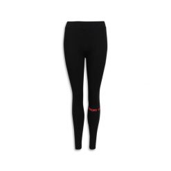 Damskie legginsy Superdry Sportswear. Czarne legginsy damskie Superdry, bez wzorów, z bawełny. Za 230.00 zł.