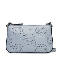 Torebka KARL LAGERFELD. Niebieskie listonoszki damskie KARL LAGERFELD, bez wzorów, bez dodatków. Za 469.99 zł.
