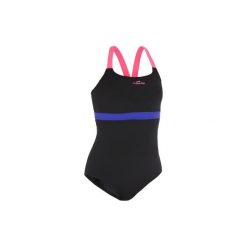 Strój jednoczęściowy do aquafitness Anna damski. Niebieskie stroje kąpielowe damskie NABAIJI, bez wzorów, z elastanu. Za 99.99 zł.
