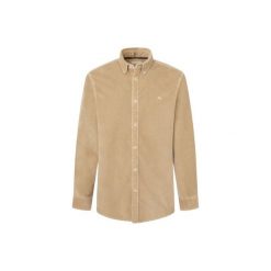 Koszula Pepe Jeans Miller. Brązowe koszule damskie Pepe Jeans, bez wzorów, z jeansu, bez kołnierzyka, bez ramiączek. W wyprzedaży za 209.50 zł.