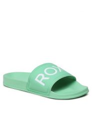 Roxy Klapki ARJL100679 Zielony. Zielone klapki damskie Roxy, bez wzorów, z tworzywa sztucznego, bez zapięcia. Za 89.99 zł.