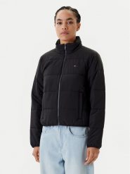 Tommy Jeans Kurtka przejściowa DW0DW20958 Czarny Regular Fit. Czarne kurtki damskie Tommy Jeans, xxs, bez wzorów, z jeansu, bez kaptura. Za 459.99 zł.
