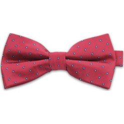 Bladoczerwona Mucha z Drobnym Wzorem, Męska. Czerwone krawaty i muchy Vernon, bez wzorów, eleganckie. Za 29.00 zł.