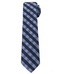 Granatowo-Niebieski Elegancki Krawat Męski -ALTIES- 6 cm, w Kratkę. Niebieskie krawaty i muchy Alties, bez wzorów, z tkaniny, eleganckie. Za 49.00 zł.
