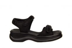 Sandały Azaleia Vera Therapy Pap Ad Black 23 198035, Czarny, Materiał - 37. Czarne sandały damskie Azaleia, bez wzorów, z materiału, bez obcasa, bez zapięcia. W wyprzedaży za 149.99 zł.