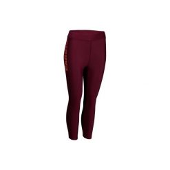 Legginsy fitness kardio 7/8 120 damskie. Czarne legginsy damskie DOMYOS, bez wzorów, z elastanu. Za 59.99 zł.