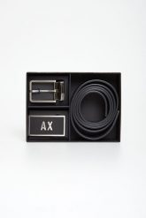 Pasek męski skórzany dwustronny ARMANI EXCHANGE. Paski męskie Armani Exchange. W wyprzedaży za 227.40 zł.