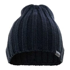 Czapka Unisex Dla Dorosłych Rupert Beanie. Czarne czapki damskie Hi-tec, bez wzorów, z materiału. Za 49.99 zł.