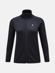 Bluza damska Peak Performance Rider Zip Jacket. Czarne bluzy damskie Peak Performance, m, bez wzorów, z elastanu, bez ramiączek. Za 599.00 zł.