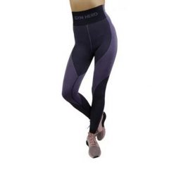 Legginsy Damskie Dwutonalny. Fioletowe legginsy damskie Gym Hero, bez wzorów. Za 215.99 zł.