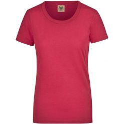 T-shirt damski James & Nicholson Vintage Shirt różowy. Czarne bluzki damskie ZIROOX, m, bez wzorów, z bawełny, sportowe, bez kołnierzyka, bez ramiączek. Za 129.99 zł.