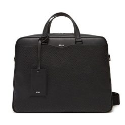 Torba na laptopa BOSS. Czarne torby na laptopa damskie Boss, bez wzorów. Za 739.99 zł.