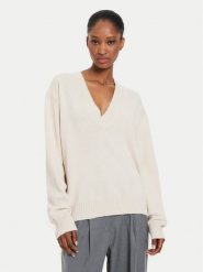 Kontatto Sweter 3M0177 Écru Regular Fit. Swetry nierozpinane damskie Kontatto, m, bez wzorów, z wełny, bez kołnierzyka, bez ramiączek. Za 279.99 zł.