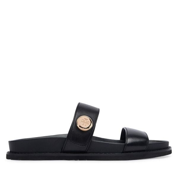 Klapki Tory Burch. Czarne klapki damskie Tory Burch, bez wzorów, sportowe, bez obcasa, bez zapięcia. Za 1,160.99 zł.
