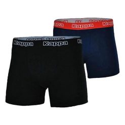 Bokserki męskie Men Boxer Shorts 2. Niebieskie bokserki męskie Kappa, bez wzorów, z bawełny. Za 26.50 zł.