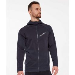 Bluza męska wełniana z kapturem Brubeck THERMO WOOL by Pustelnik. Czarne bluzy męskie Brubeck, m, bez wzorów, z wełny, sportowe, bez ramiączek, z kapturem. Za 439.00 zł.