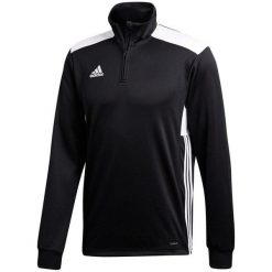 Regista 18 Training Bluza Piłkarska. Czarne bluzy męskie Adidas, l, bez wzorów, sportowe, bez ramiączek, bez kaptura. Za 125.30 zł.