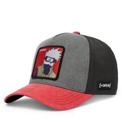 Czapka z daszkiem Capslab. Brązowe czapki damskie CapsLab, bez wzorów. Za 169.99 zł.